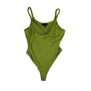 Forever 21 Women's Green Bodysuit - Plus Size 2X